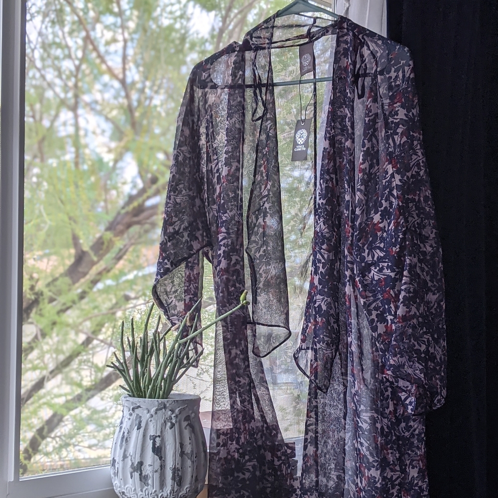 Sheer Kimono style cover